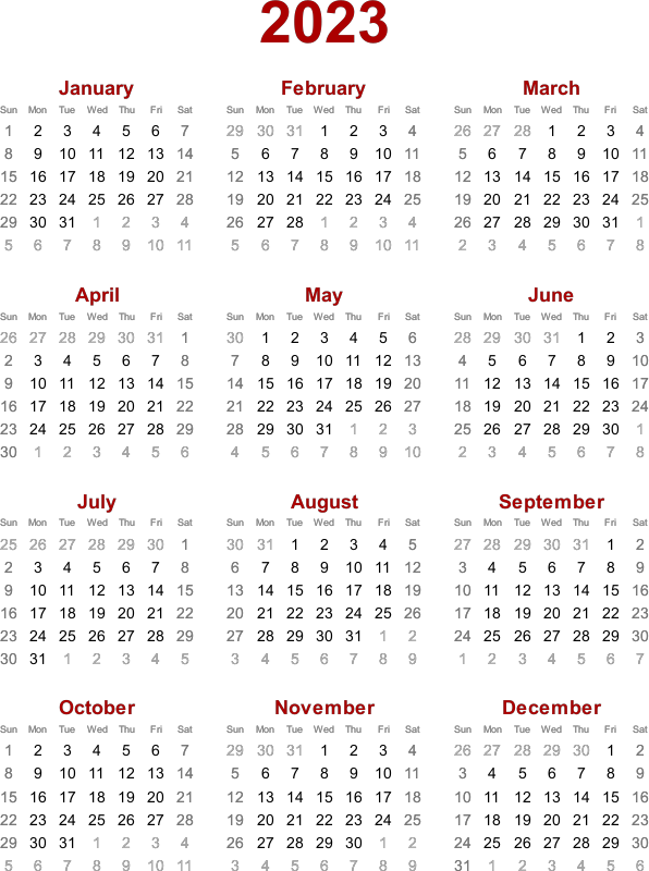 Monations 2023 2023 Calendar