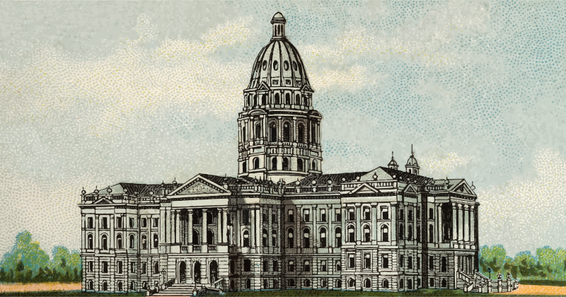 Cigarette Card - Capitol Building of Colorado