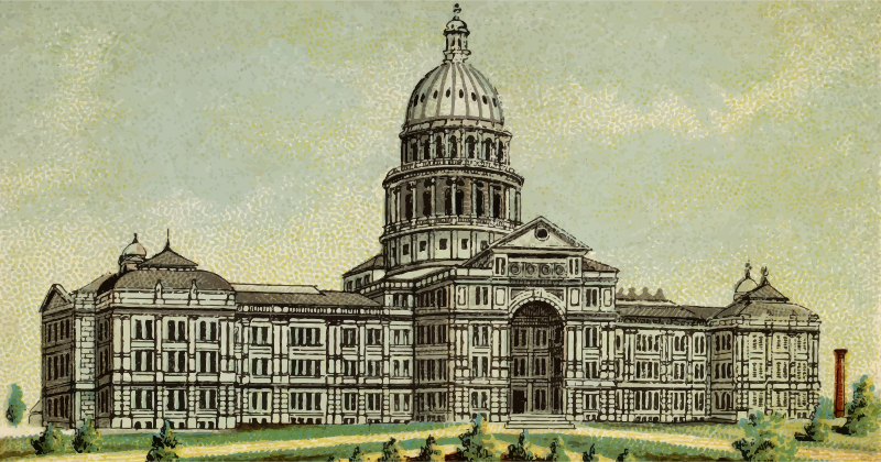 Cigarette Card - Capitol Building of Texas