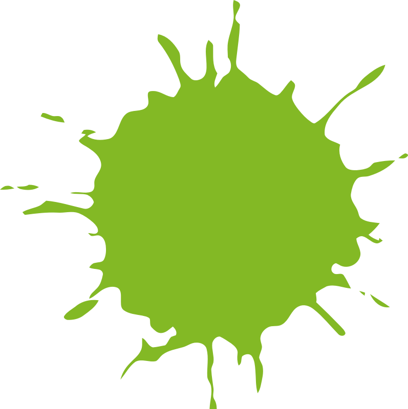 Green Splat - Openclipart