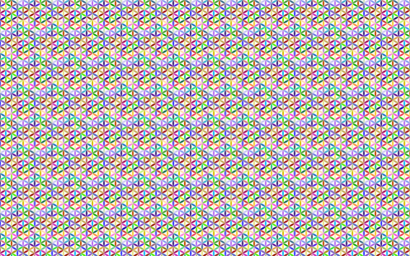 Seamless Prismatic Geometric Pattern