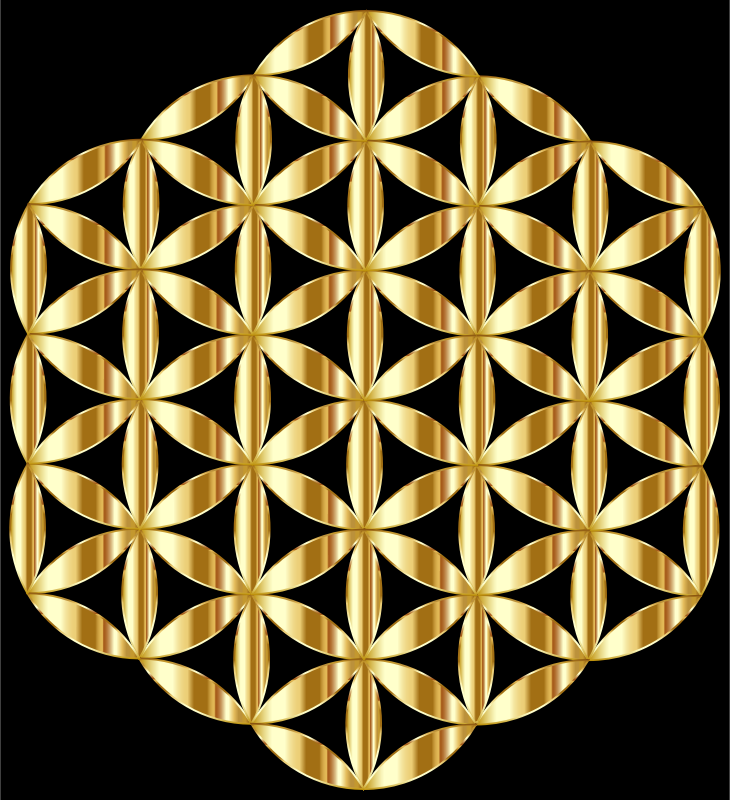 Gold Flower Of Life