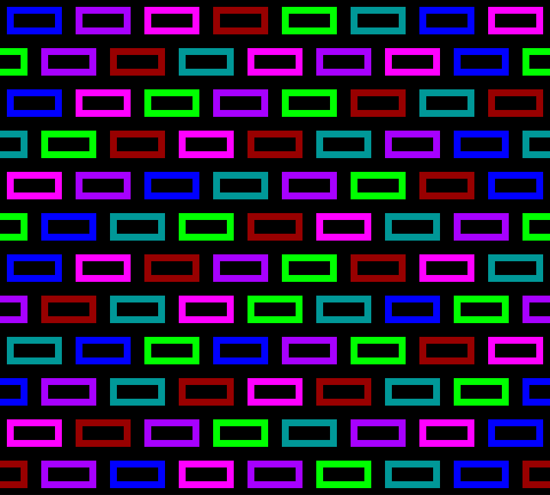 Colourful bricks pattern (colour 2)
