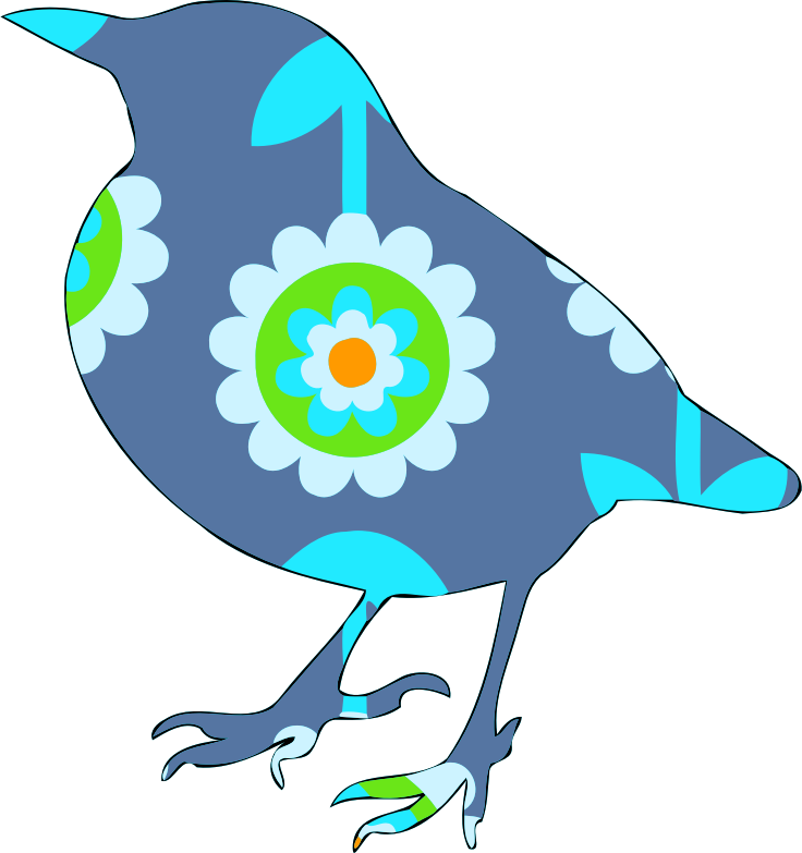 Floral bird 1