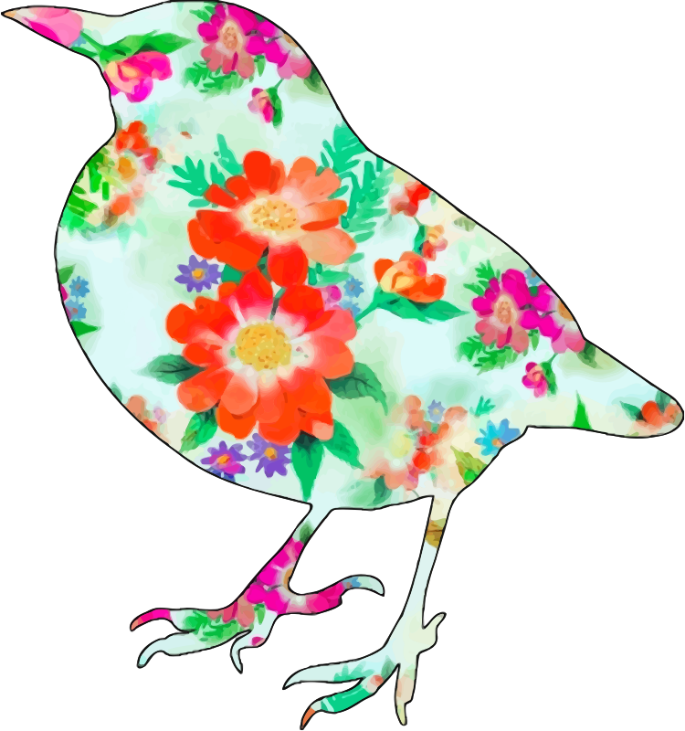 Floral bird 2