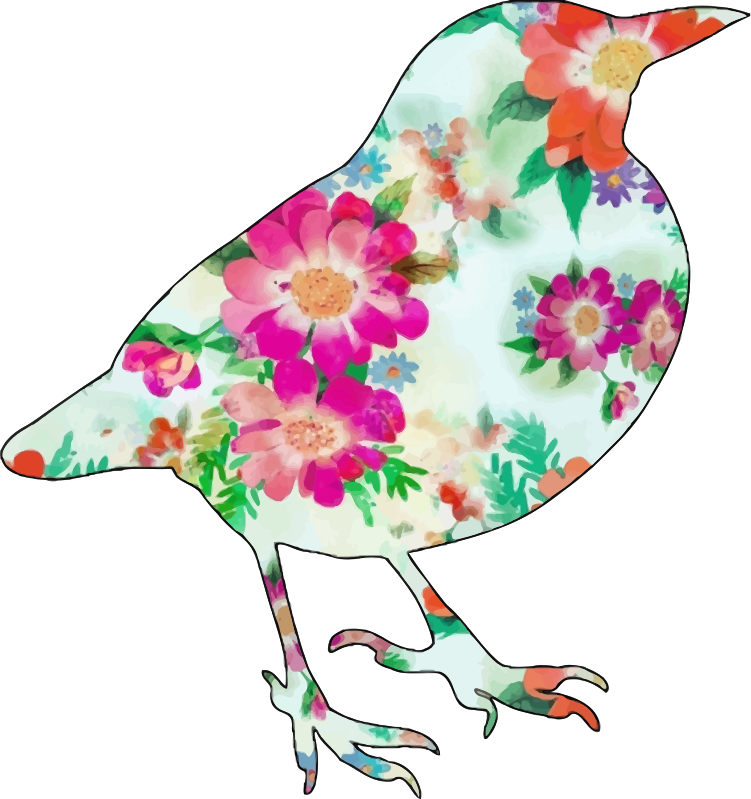 Floral bird 5