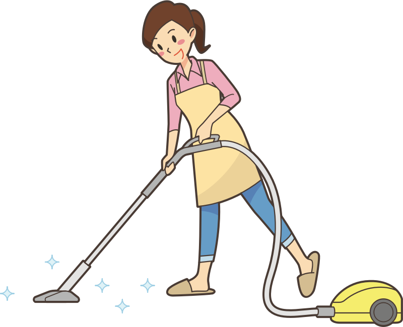 woman-vacuuming-openclipart