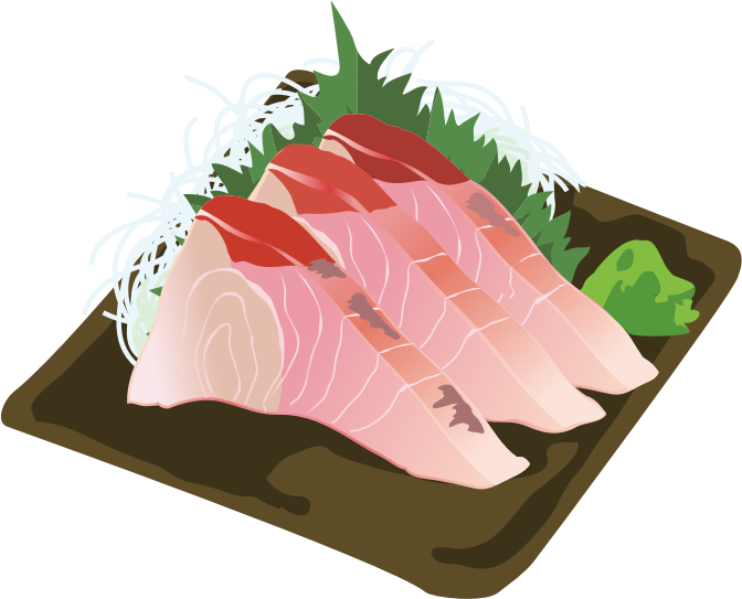 Amberjack sashimi