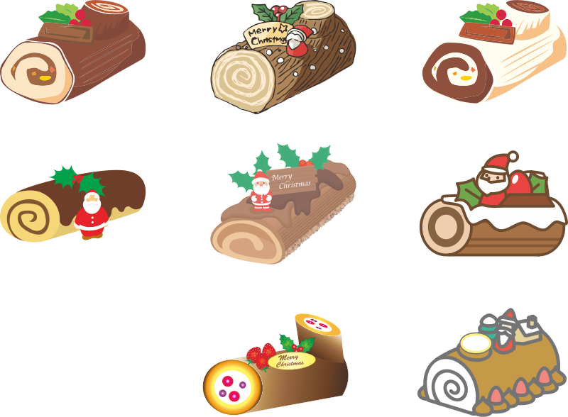 christmas cake clipart