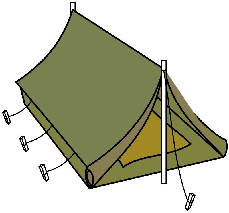 Military style clearance tent