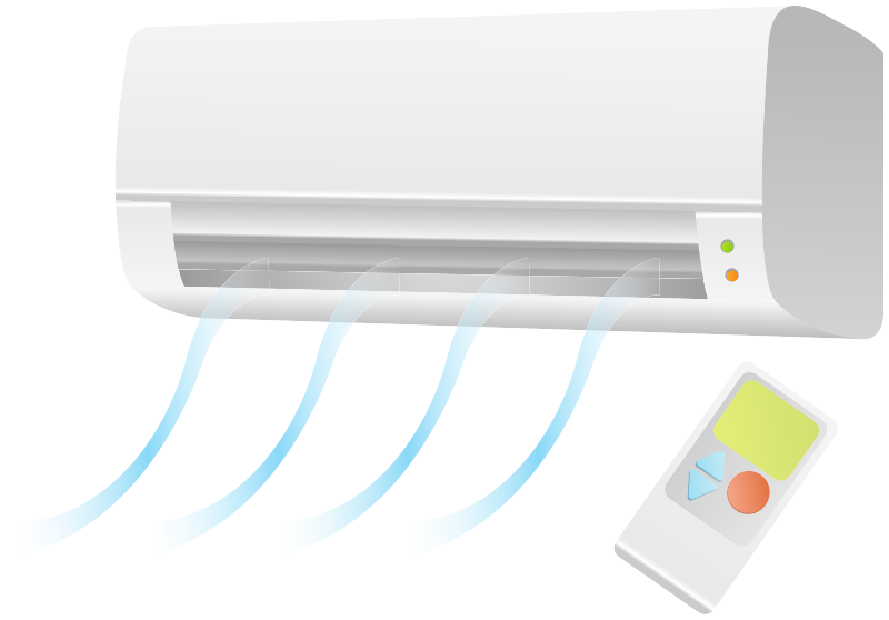 Air condition unit with remote