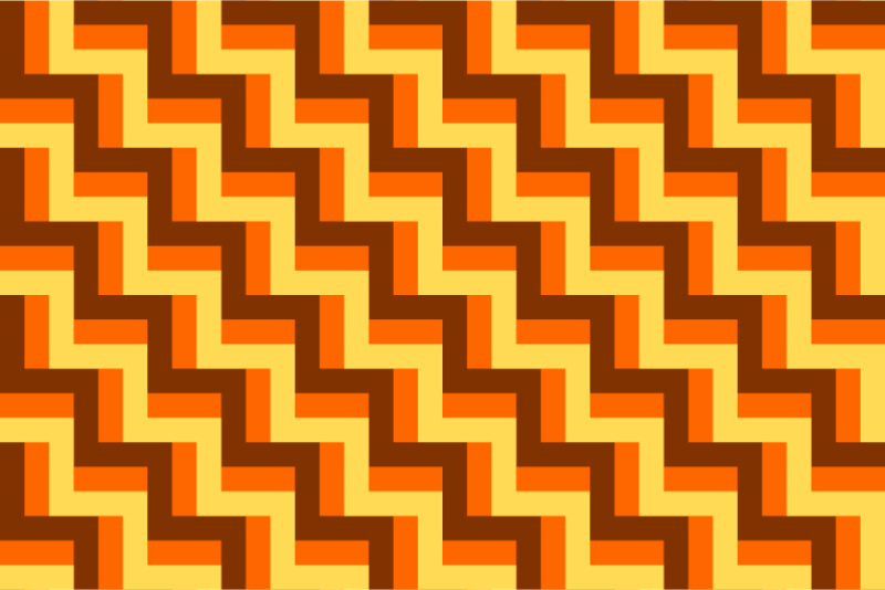 Zig-zag pattern