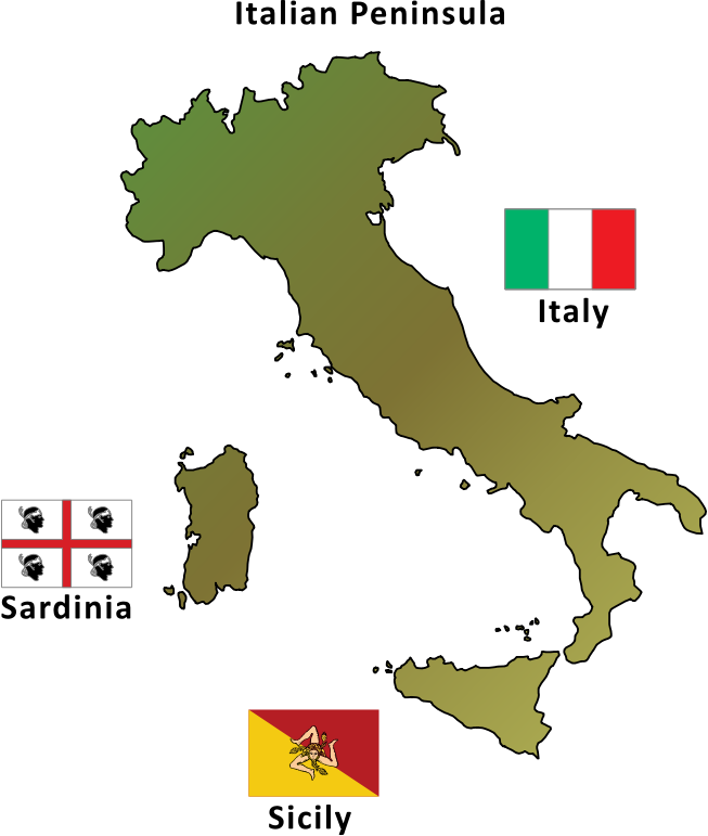 italian peninsula