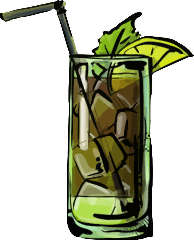 Cuba libra cocktail