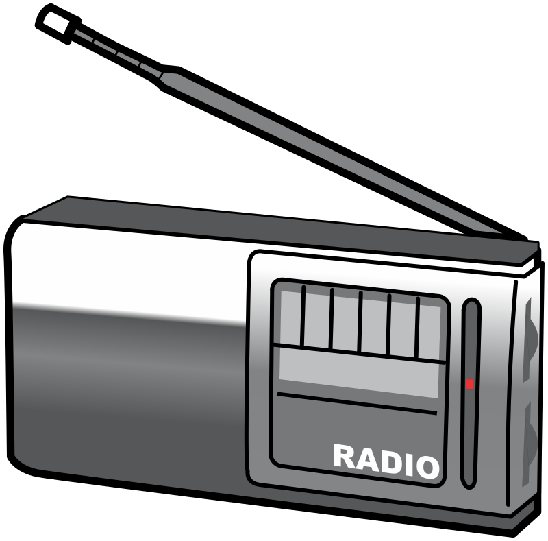 Simple portable radio - Openclipart