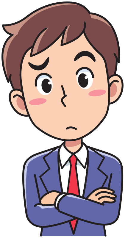 Business man - thinking - Openclipart