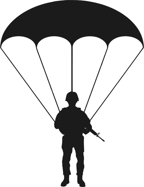 Paratrooper Silhouette