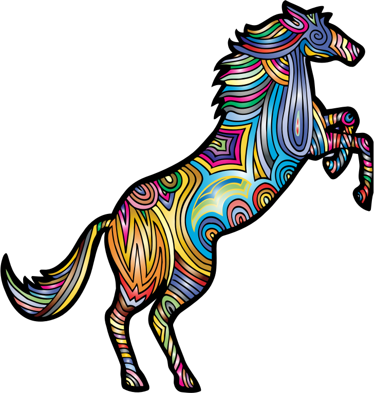 Chromatic Stylized Horse