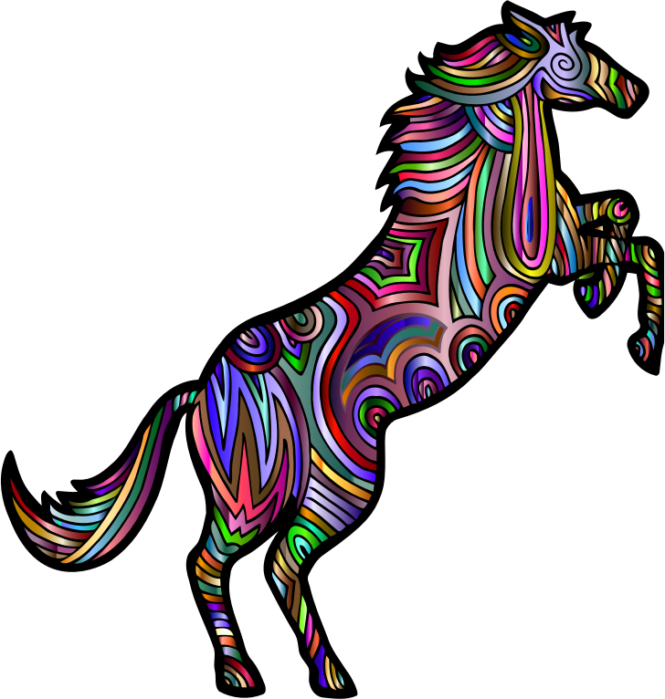 Chromatic Stylized Horse 2