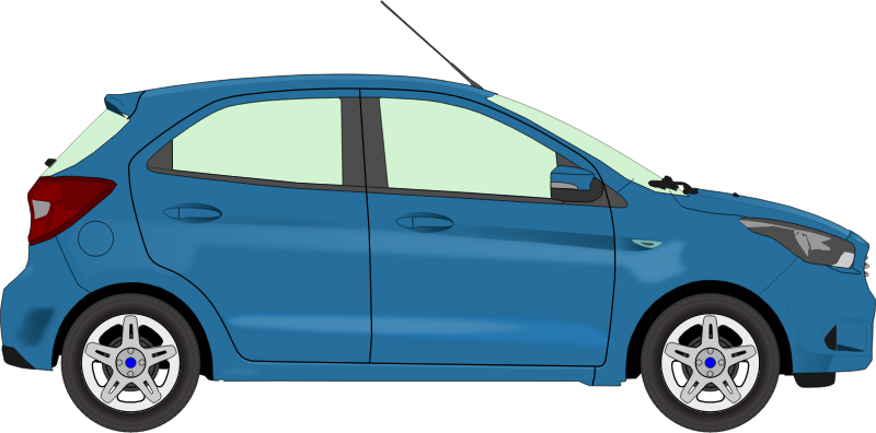 Car 13 (blue)