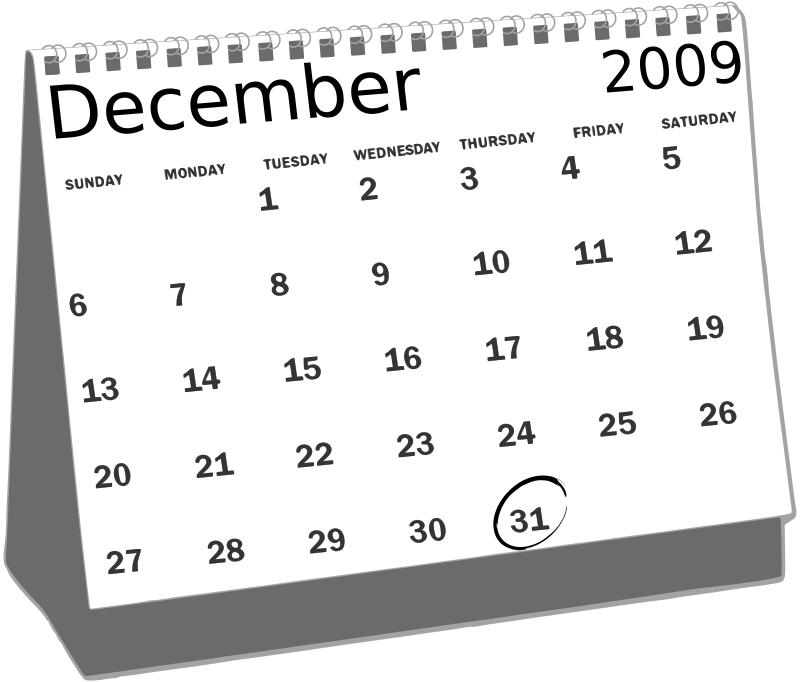 Desk Calendar