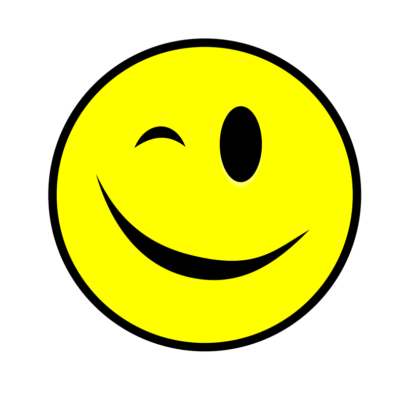 Winking Smiley yellow