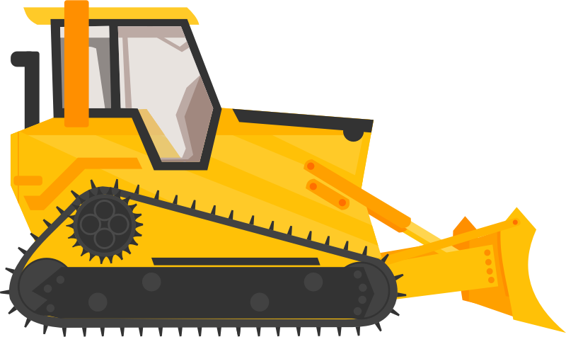 Bulldozer 3 - Openclipart