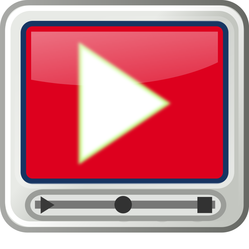 Video Player Symbol YouTubeStyle