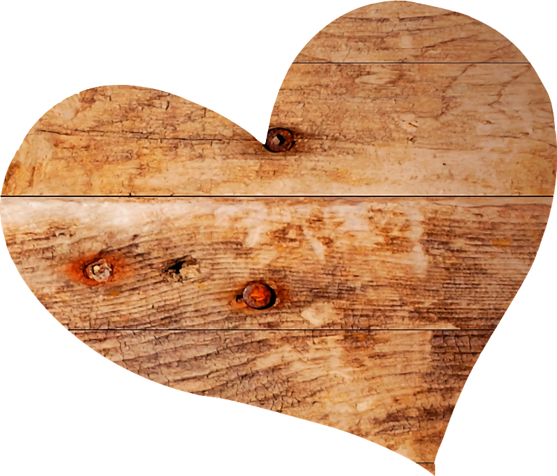 Wooden heart