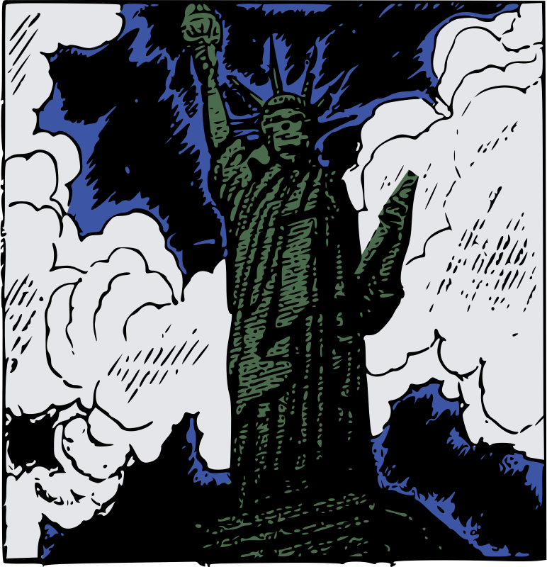 Statue of Liberty Cartoon