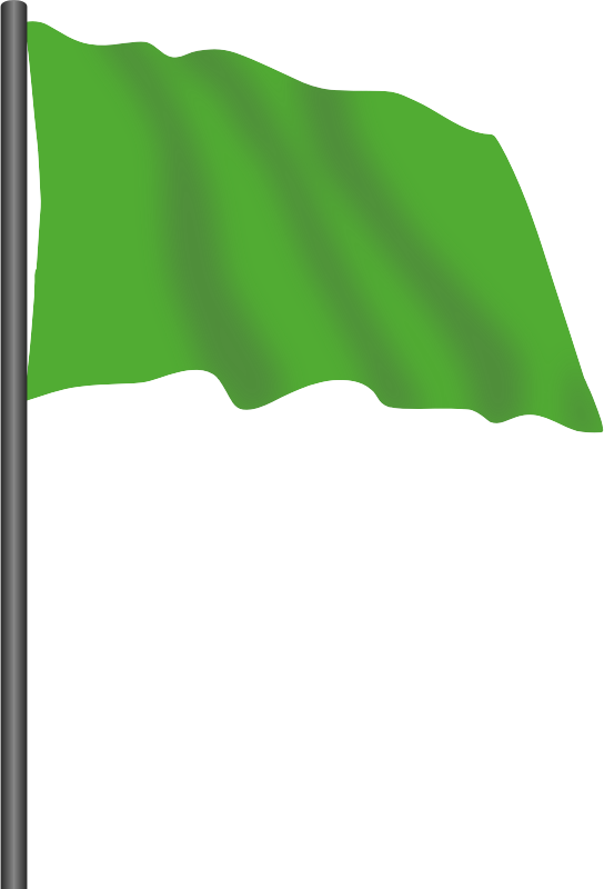 green flag clipart