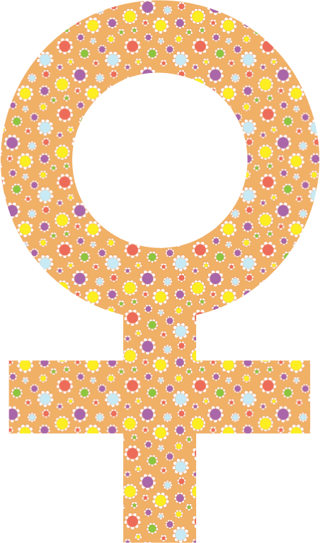 Cute Floral Female Symbol