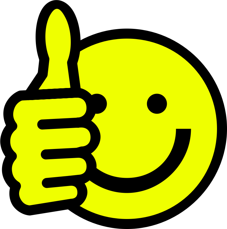 smilrs thumbs up