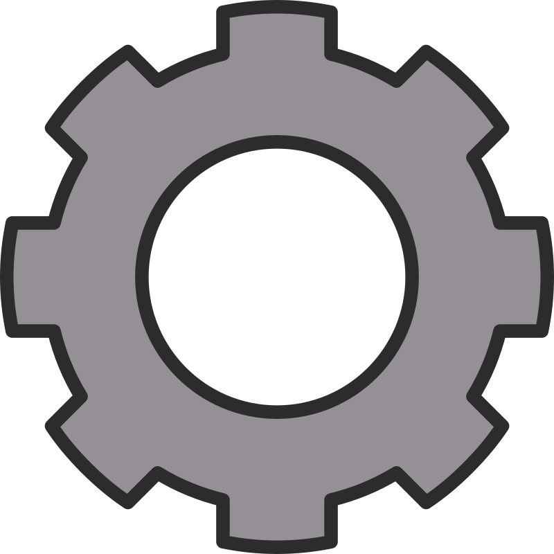 Cog, cogwheel, gear, Zahnrad - Openclipart