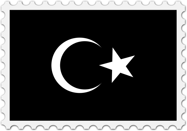 Cyrenaica flag stamp