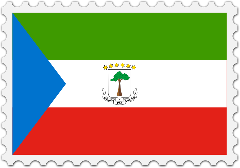 Equatorial Guinea flag stamp