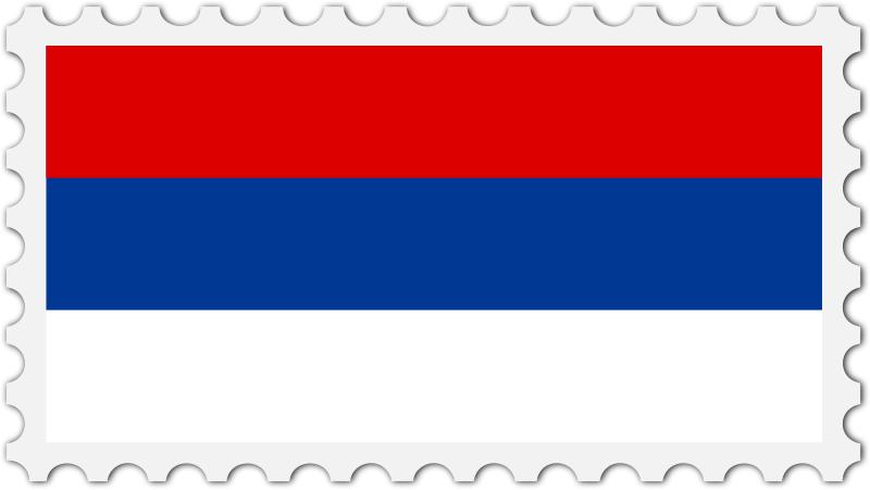 Republika Srpska flag stamp