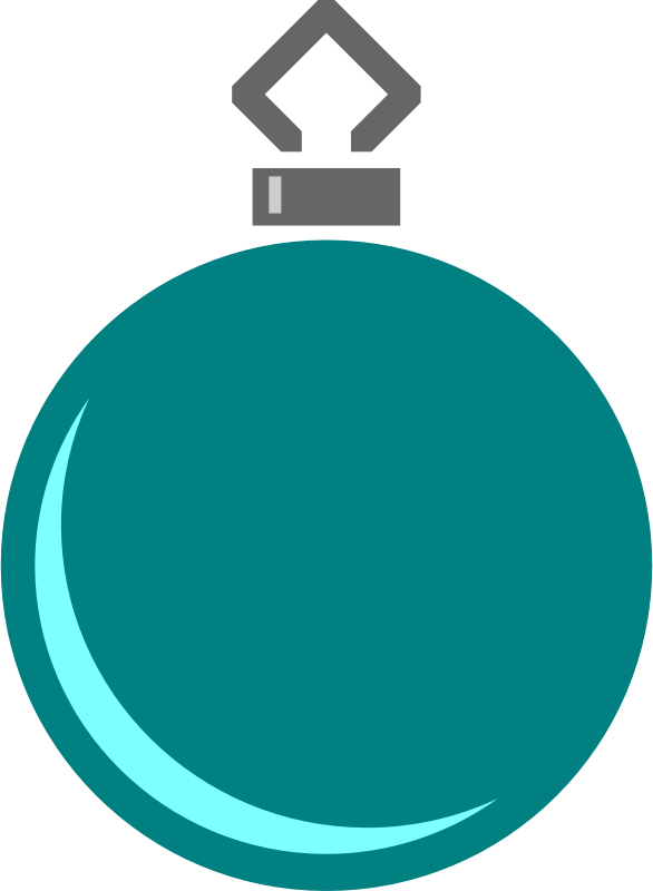 Simple tree bauble 1 (colour)