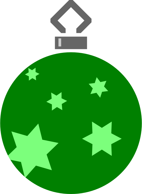 Simple tree bauble 3 (colour)