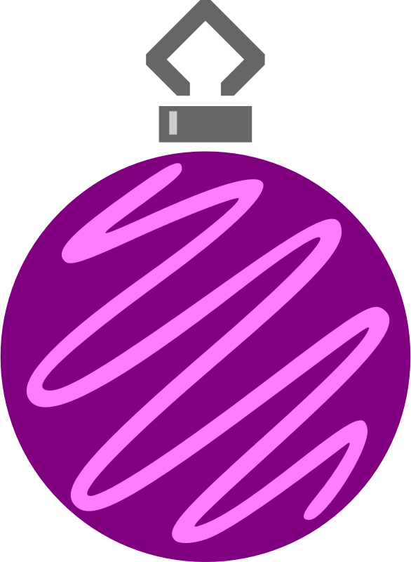 Simple tree bauble 7 (colour)