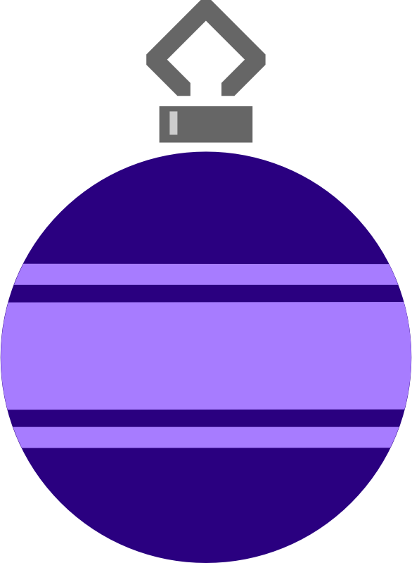 Simple tree bauble 9 (colour)