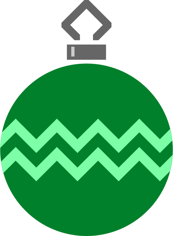 Simple tree bauble 10