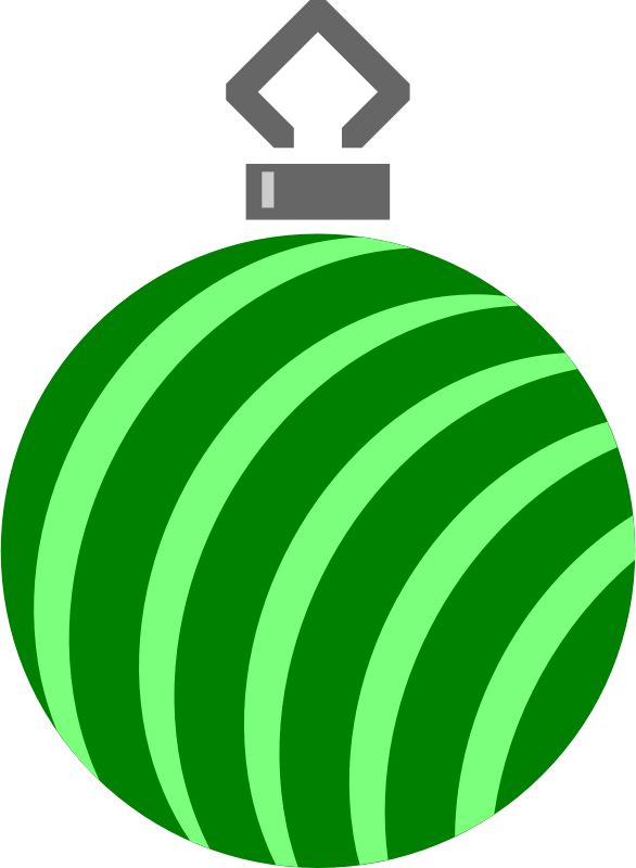 Simple tree bauble 20 (colour)