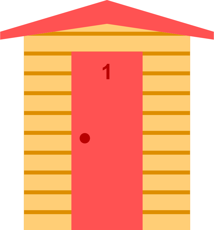 Beach hut 1