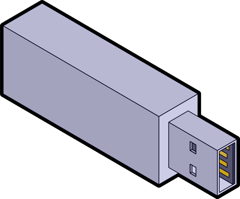 Isometric USB stick