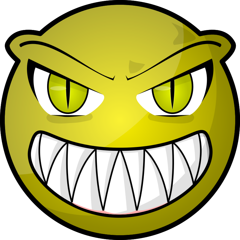 Scary face - Openclipart, scared face cartoon 