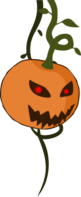 Cartoon jack-o'-lantern pumpkin