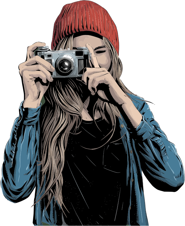 Woman Taking Picture