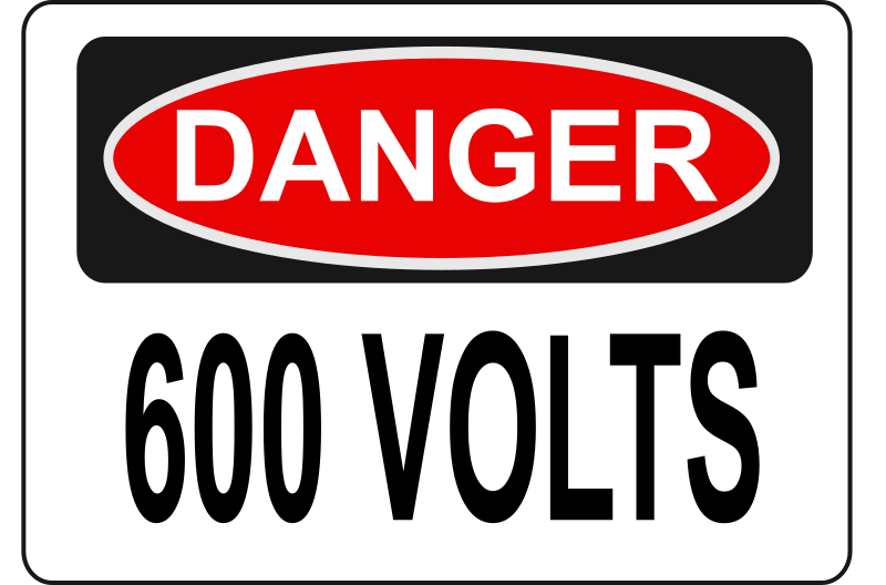 Danger - 600 Volts