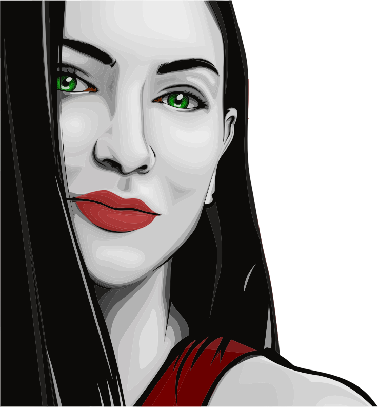 Stylized Woman Portrait